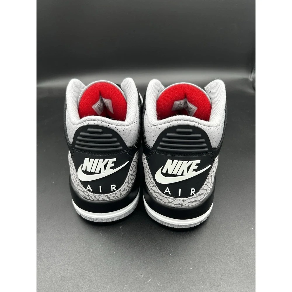 Size 9.5 - Air Jordan 3 Retro OG 2024 Black Cement VNDS